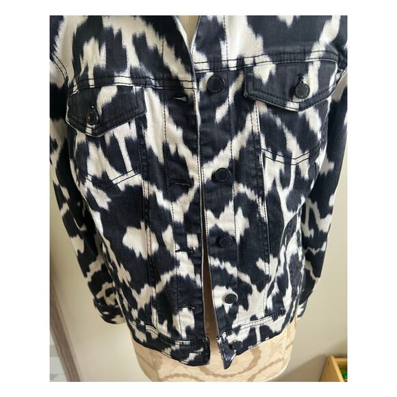 Jones New York Jeans Long Sleeve Denim Button Up Jacket Small - Picture 3 of 11